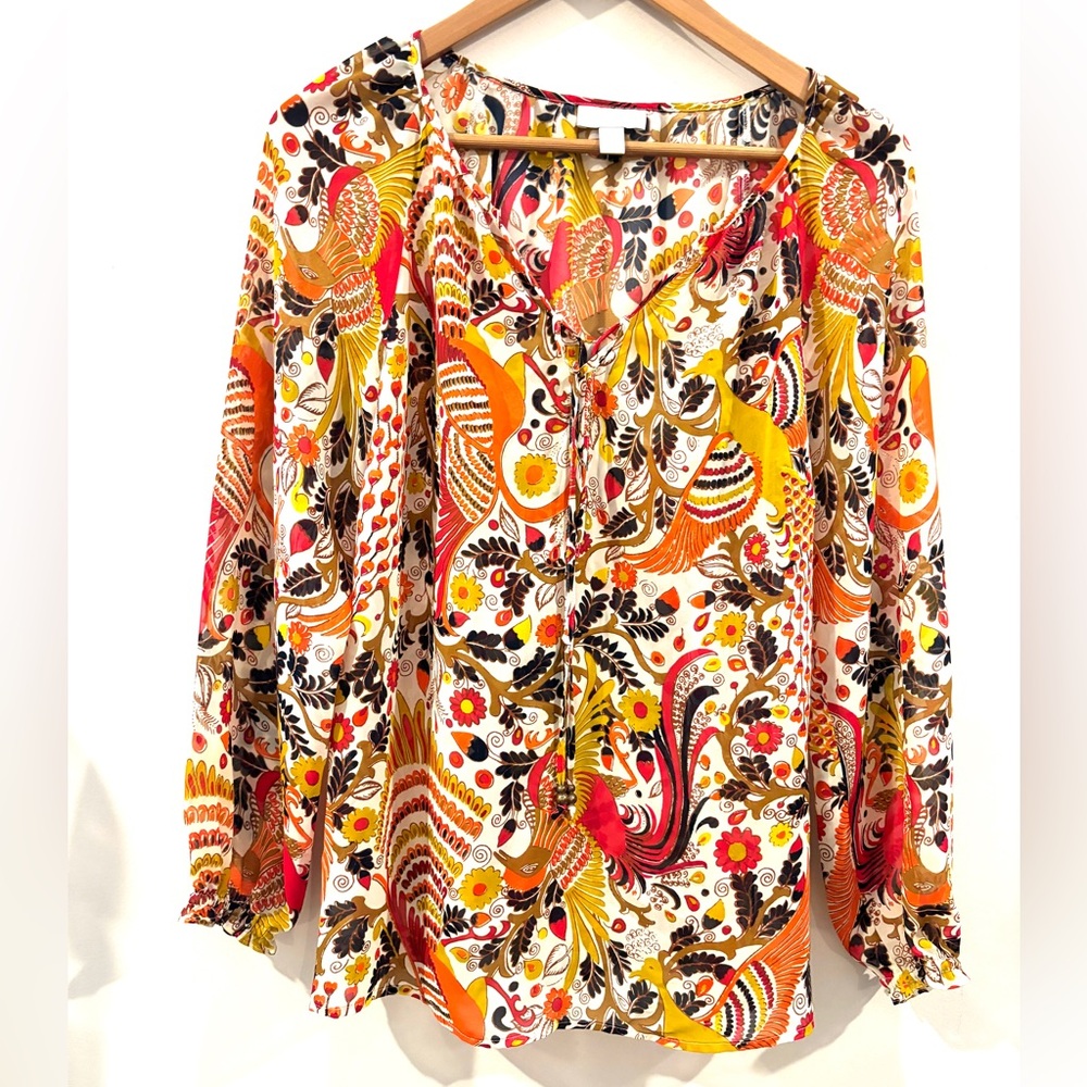 Colorful Patterned‎ Women's Top - Picture 3 of 8